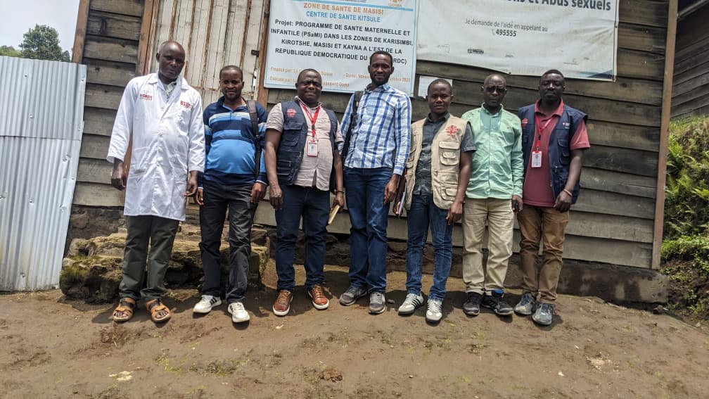 Supervision des activit&eacute;s PSAMI dans la Zone de Sant&eacute; de Masisi